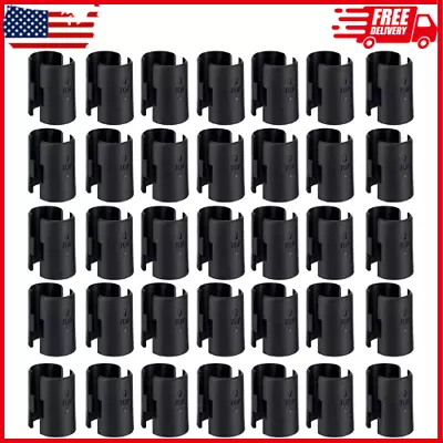 74 Packs 1 Inch Wire Shelving Shelf Lock Clips Split Sleeves Metal For Wire Shel • $12.74