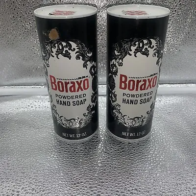 Two Cans Vintage Boraxo Powdered Hand Soap 12 Oz Sealed • $53.19
