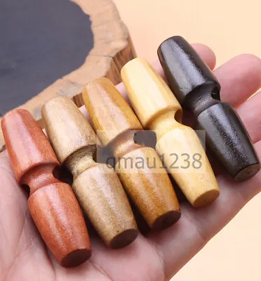 £4.02 • Buy 10x Wood Toggle Button 30mm 40mm 50mm 60mm For Duffle Coat Sewing Knitting Craft