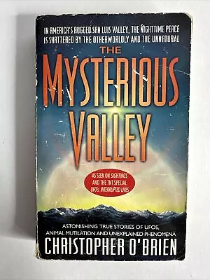 Mysterious Valley By O'Brien Christopher; Copyright Paperback UFO Horror 1996 • $14.24