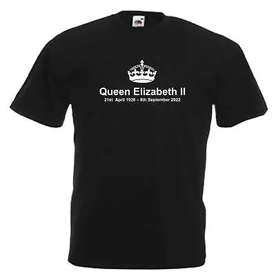 Queen Elizabeth UK Royal Family Mens T Shirt 12 Colours Size S - 3XL • £9.49