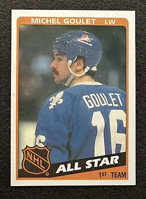 1984-85 Topps Hockey #153 Michel Goulet AS • $1