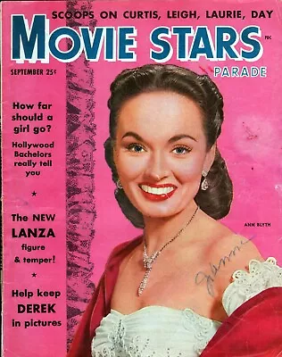 Movie Stars Parade September 1952 Ann Blyth Cover - Free Shipping • $17.99