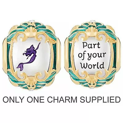 Chamilia X Disney Little Mermaid Princess Ariel Charm Bead Part Of Your World • £44.99