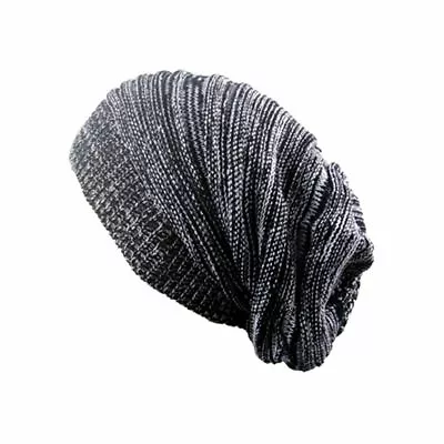 Knit Slouchy Baggy Beanie Oversize Winter Hat Ski Slouchy Cap Skull Women Men • $8.09