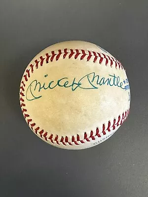 Mickey Mantle & Ted Williams DUAL SIGNED Official AL MacPhail Baseball W/ Holog. • $895