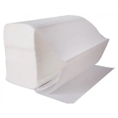 Paper Hand Towels White Premium Quality C V Zig Zag Bulk Katrin 64472 • £10.99