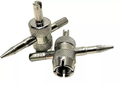 4 Way Tire Valve Stem Core Remover / Installer Tool Heavy Duty QTY 2 • $6.50