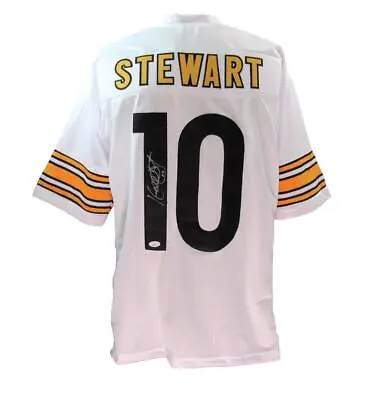 Kordell Stewart Autographed Custom White Football Jersey Steelers JSA 179787 • $77