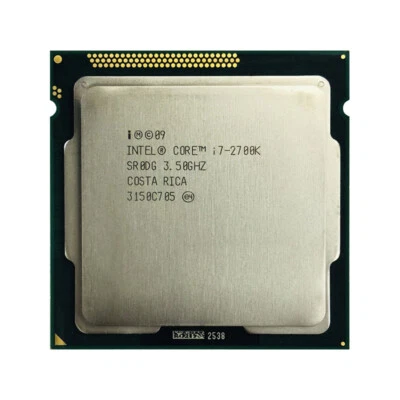 Intel Core I7-2700K 3.5GHz SR0DG Quad-Core LGA 1155/Socket H2 CPU Processor • £41.99