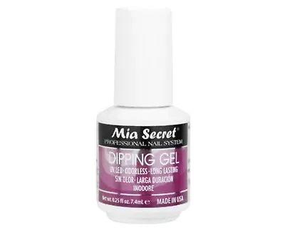 Mia Secret Nail Polish - UV LED DIPPING GEL Odorless & Long Lasting ( 0.25 Oz ) • $11.30