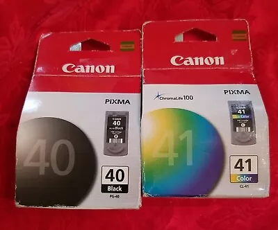 Canon PG 40 And CL 41 Ink 2-Pack Combo For PIXMA MP190 MP210 MP450 MP460 MP470 • $26.99