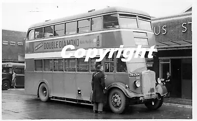 Eastern National 3026 TM6304 AEC Regent B&W Coach Bus Photo • £1.15