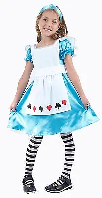 £10.99 • Buy Girls Alice In Wonderland Fancy Dress Costume Kids Child Fairytale Book Week/Day