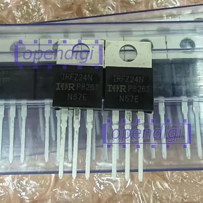 【10PCS】Brand New IRFZ24 IRFZ24N IRFZ24NPBF TO220  MOSFET N-CH 55V 17A • $2.39