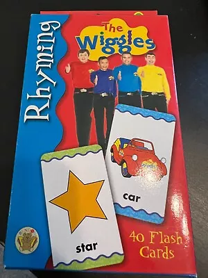 The Wiggles Rhyming Flash Cards 40 Flash Cards Wiggles Rhyming • $9.99