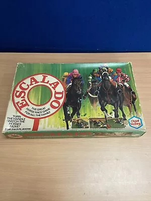 Vintage Chad Valley Escalado Horse Racing Game Metal Horses • £15