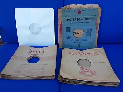 Vintage Vinyl Record Sleeves 10 New 10 RCA 10 Decca 10  Others  • $10