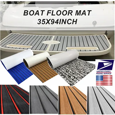 EVA Foam Boat Flooring Marine Teak Decking Mat Deck Carpet  Gray Brown Camo • $29.99