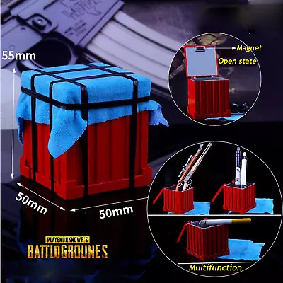 Playerunknowns Battlegrounds PUBG Zinc Alloy Weapon Air Drop Box Model Ashtray  • $25.17