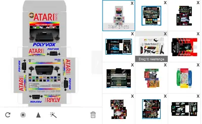 Atari Nintendo Sega Tectoy Console Box Art Templates Vector Digital Pdf Format • $1.90