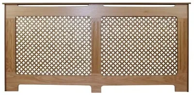 Oak Radiator Cover Fsc Radiator Cabinet Shelf 172 Cm Derwent Veneer Brand New • £57.50