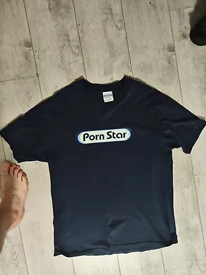 Authentic Vintage 90's Porn Star Brand Logo XL Single Stitch 2-Sided T-shirt 🔥 • $200