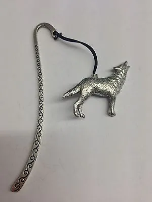 Wolf PP-A26 Pattern Bookmark 3D English Pewter Charm • £5.95