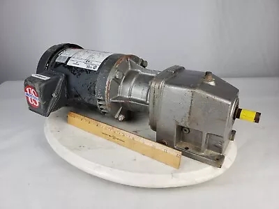 Emerson Motor Nord Gear Reducer 1 Hp 1750 RPM 3 Ph Drive Right Angle Industrial • $99.95