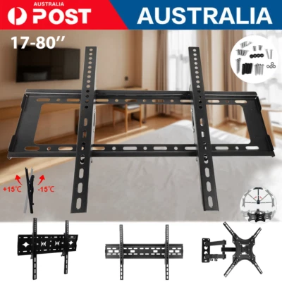 $13.89 • Buy TV Wall Mount Bracket Tilt Slim LCD LED 32 40 42 47 50 55 60 62 65 70 75 80 Inch