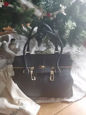 £121.63 • Buy Max Mara Margaux  Leather Handbag Italy Shoulder Bag