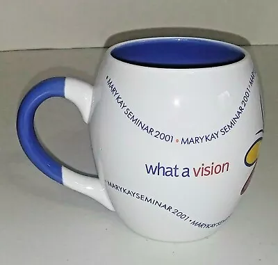 Mary Kay 2001 What A Vision Seminar Coffee Tea Mug What A Life Butterfly 10oz • $4.95