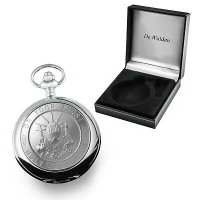 £37.99 • Buy Boy's 1st Holy Communion Gift, Engraved First Holy Communion Pocket Watch