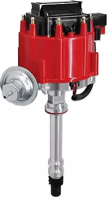 $219.99 • Buy New Msd Street Fire Chevy V8 Gm Hei Distributor,red,vacuum Advance Stop Plate