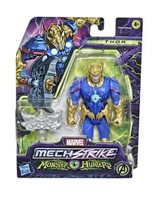Marvel Avengers  Action Figure Toy Thor Mech Strike Monster Hunters 15cm  • £8.90