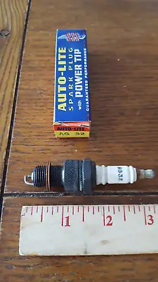 Vintage NOS AUTO-LITE AG32 Power Tip Spark Plug • $7.75