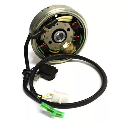 8 COIL STATOR & FLYWHEEL FOR SCOOTERS WITH 50cc QMB139 (4 WIRE 3 PLUGS) (TYPE 1) • $26.98