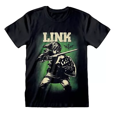 ** Legend Of Zelda Link Hero Of Hyrule Official Nintendo Licensed T-shirt ** • £16