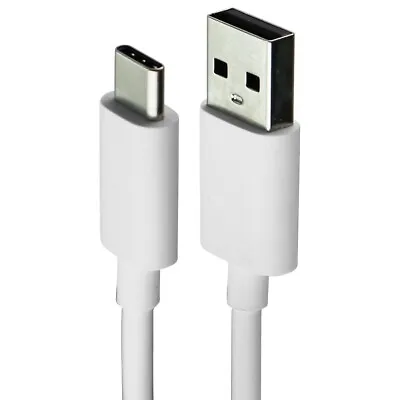 USB-C To USB-A White Charging & Data Cable (3FT 1M) • $0.99