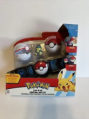 $29.99 • Buy Pokemon Munchlax Premier Ball Poke Ball Clip 'N' Go Pokeball Belt Toy Set New