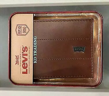 Levi's Wallet RFID Identity Theft Protection Trifold 31LP220Z07 - Brown • $30