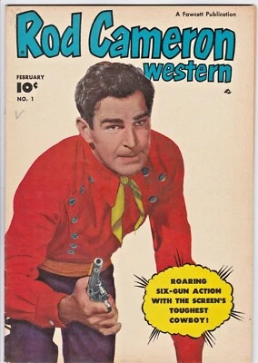 £54.77 • Buy Rod Cameron Western # 1 (fawcett) (1950) War Paint - Photo Cover