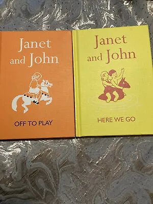 2 Janet And John Hard Back Books • £30