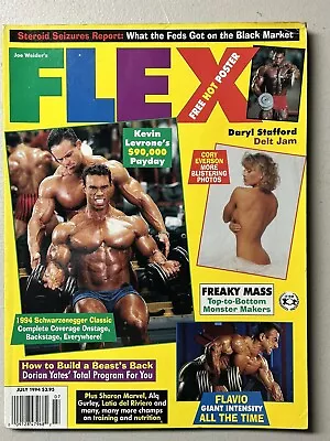 FLEX Bodybuilding Muscle Magazine Ms Olympia CORY EVERSON 7-94 • $5