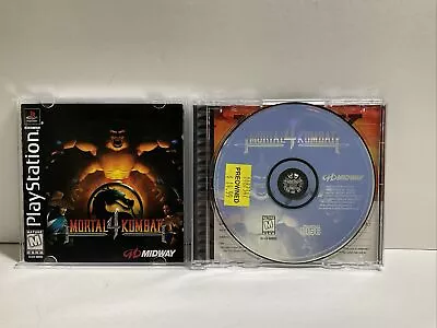 Mortal Kombat 4 (Sony PlayStation 1997) - Complete - Manual - Fast Shipping! • $67.99