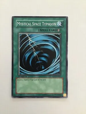 Yu-Gi-Oh!| Mystical Space Typhoon 1st Ed| 2006 Invincible Fortress SD7-EN017 NM • £1.24
