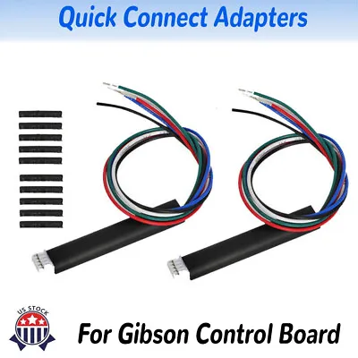 Quick Connect Adapters For Gibson Control Board PCB Pickup Wire Connector Plug • $10.99