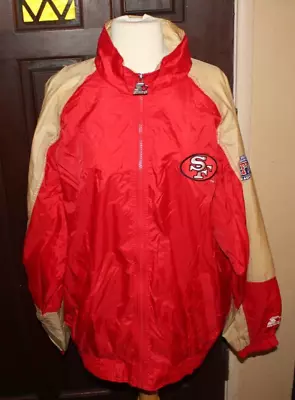 Vintage SF 49er Starter Windbreaker Jacket • $110.25