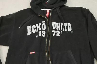 Vintage ECKO Unltd Men's Pullover Hoodie Size 3XB Gray Big Logo Rhino Y2K • $59.99