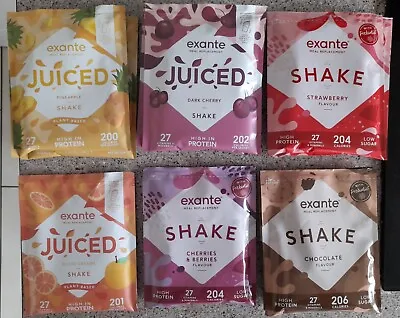£0.99 • Buy Exante Meal Replacement Shakes- 10 Packs Of Mixed Flavours